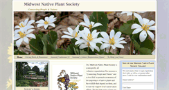 Desktop Screenshot of midwestnativeplants.org